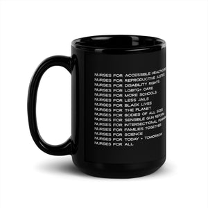 Nurses for Social Justice Mug - Black