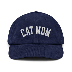 Cat Mom Corduroy Hat