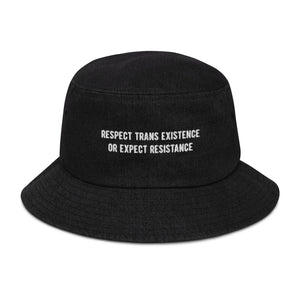Respect Trans Existence Bucket Hat