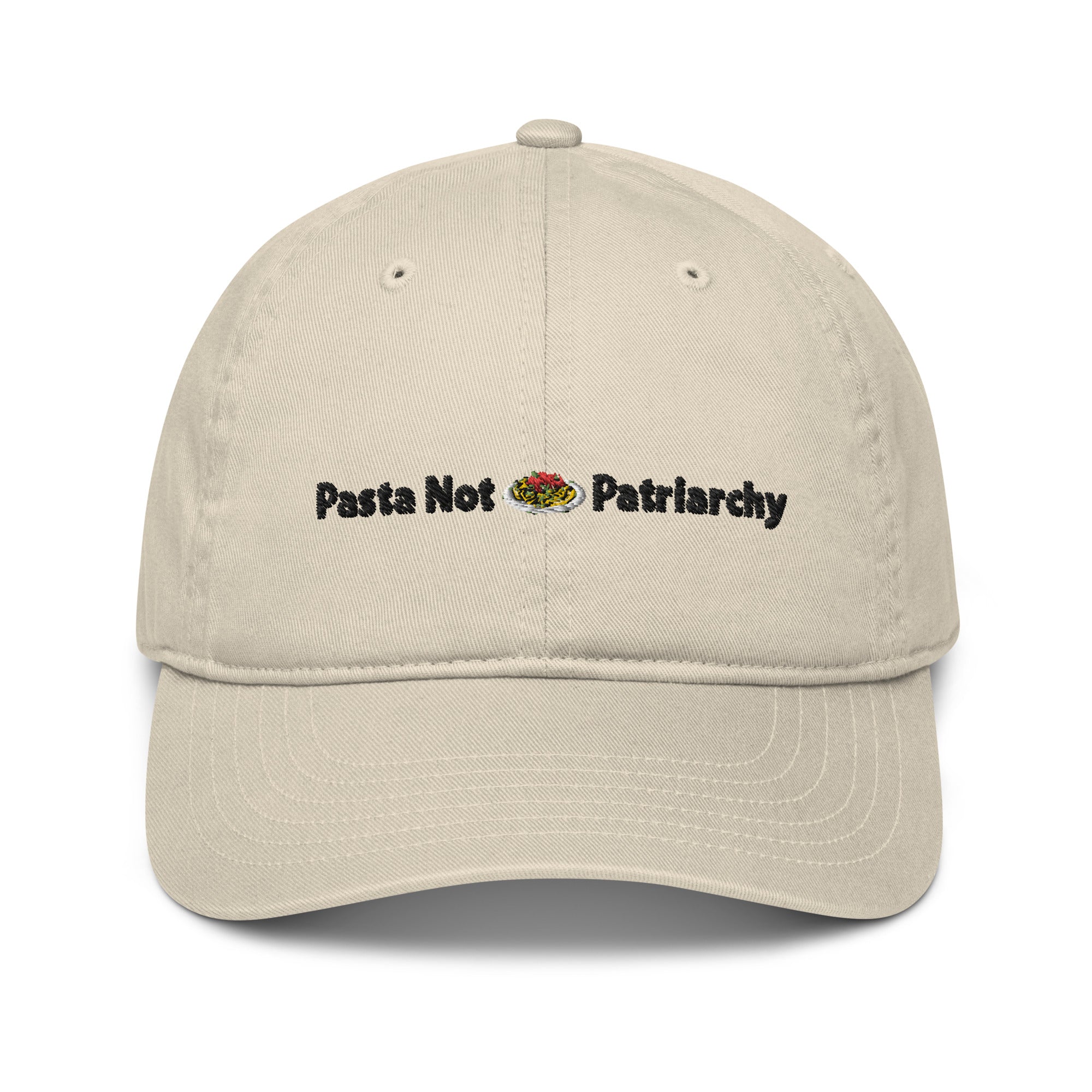 Pasta Not Patriarchy Hat - Beige