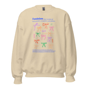 Intersectional Feminism Bow Crewneck