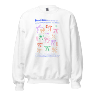 Intersectional Feminism Bow Crewneck