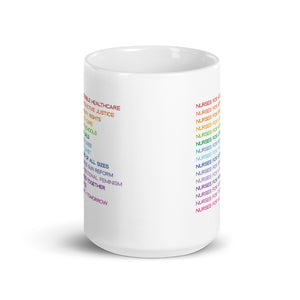 Nurses for Social Justice Rainbow - Mug