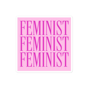 Feminist Pink Sticker