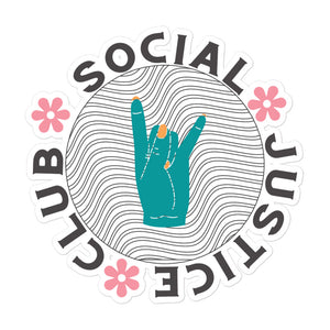 Social Justice Club Sticker