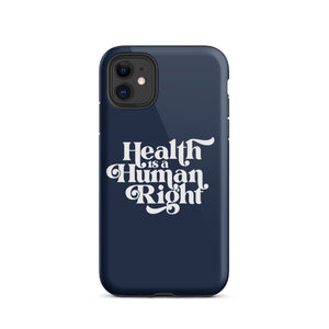 Health is a Human Right Navy Case - iPhone®