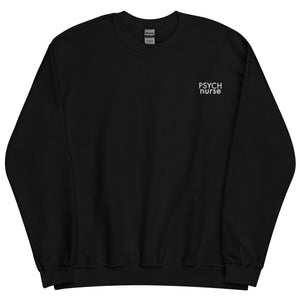 Minimal Psych Nurse Crewneck