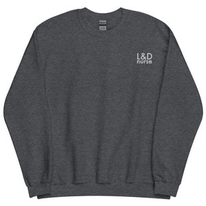 Minimal L&D Nurse Crewneck