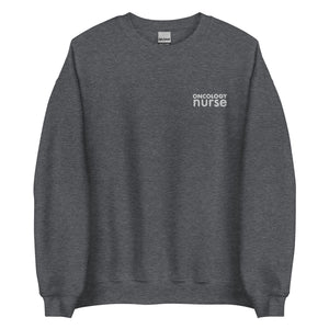 Minimal Oncology Nurse Crewneck