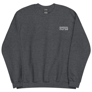 Minimal Surgical Nurse Crewneck