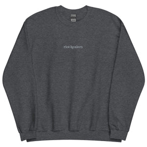 Riot Healers Minimal Crewneck - Grey