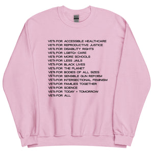 VETs for Social Justice Crewneck 2
