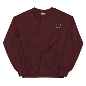 Minimal ICU Nurse Crewneck