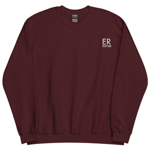 Minimal ER Nurse Crewneck