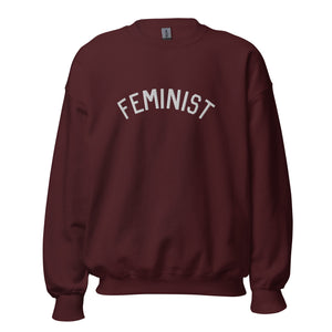 Feminist Embroidered Crewneck