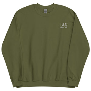 Minimal L&D Nurse Crewneck