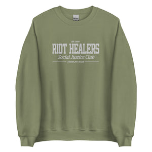 Riot Healers Social Justice Club Crewneck