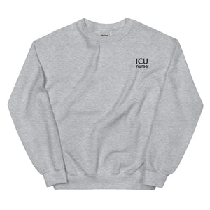 Minimal ICU Nurse Crewneck