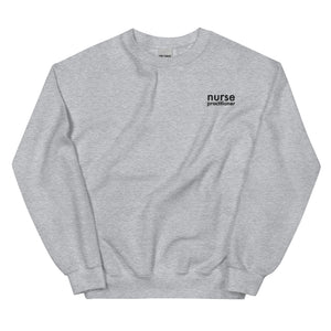 Minimal Nurse Practitioner Crewneck