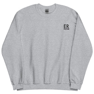 Minimal ER Nurse Crewneck