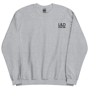 Minimal L&D Nurse Crewneck