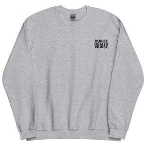 Minimal Public Health Nurse Crewneck