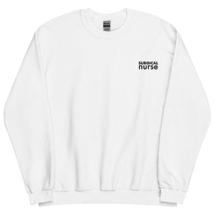 Minimal Surgical Nurse Crewneck