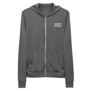 NICU Nurse Zip-Up Hoodie