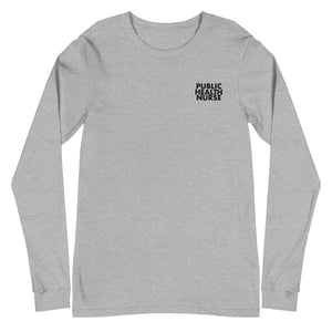 Minimal Public Health Nurse Long Sleeve Tee