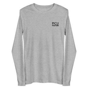 Minimal PICU Nurse Long Sleeve Tee