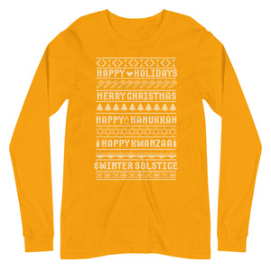 Happy Multicultural Holidays Long Sleeve