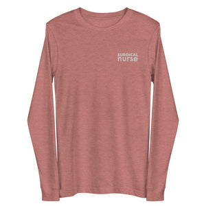 Minimal Surgical Nurse Long Sleeve Tee