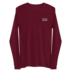 Minimal Psych Nurse Long Sleeve Tee