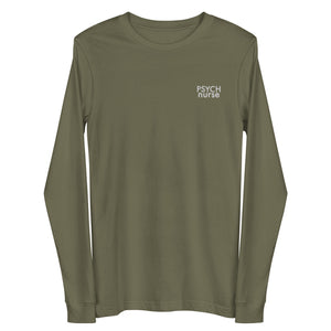 Minimal Psych Nurse Long Sleeve Tee