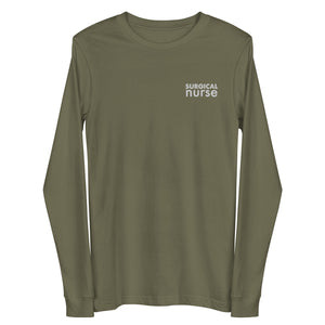 Minimal Surgical Nurse Long Sleeve Tee