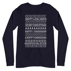 Happy Multicultural Holidays Long Sleeve