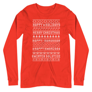 Happy Multicultural Holidays Long Sleeve