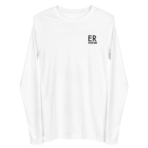 Minimal ER Nurse Long Sleeve Tee