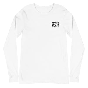 Minimal Public Health Nurse Long Sleeve Tee