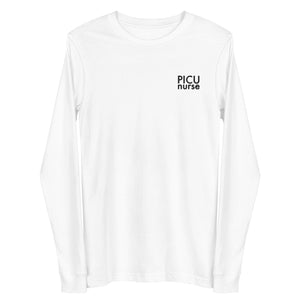 Minimal PICU Nurse Long Sleeve Tee