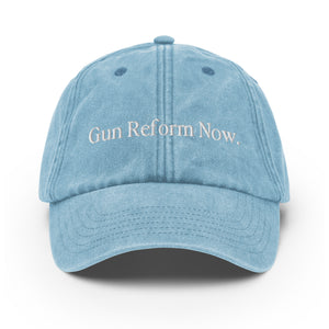 Gun Reform Now Vintage Dad Hat