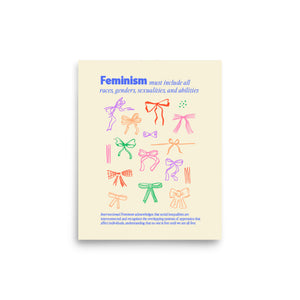 Intersectional Feminism Bow Print