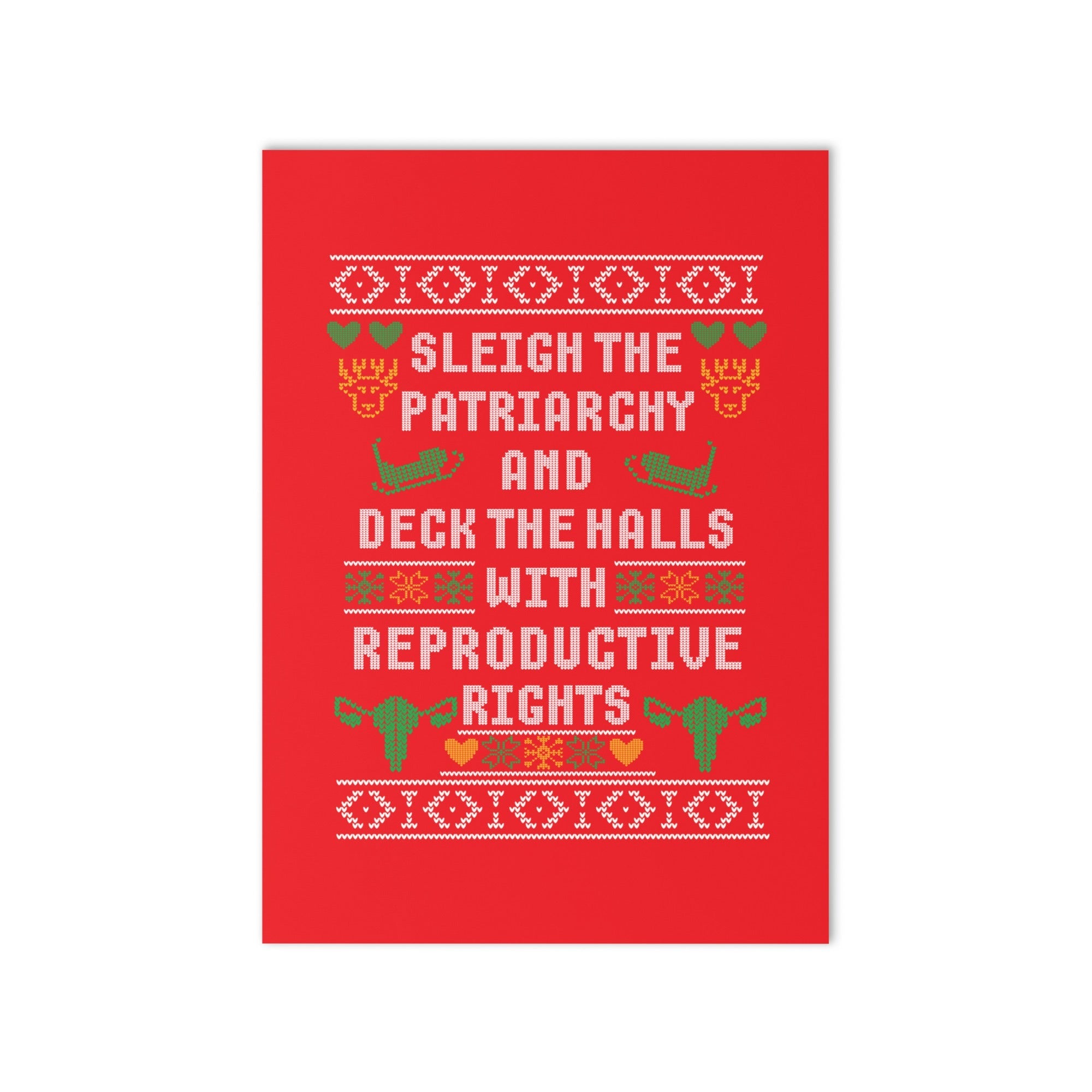 Sleigh the Patriarchy Card