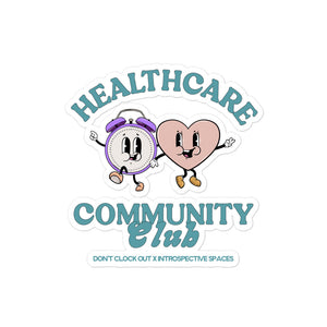 Healthcare Community Club Sticker