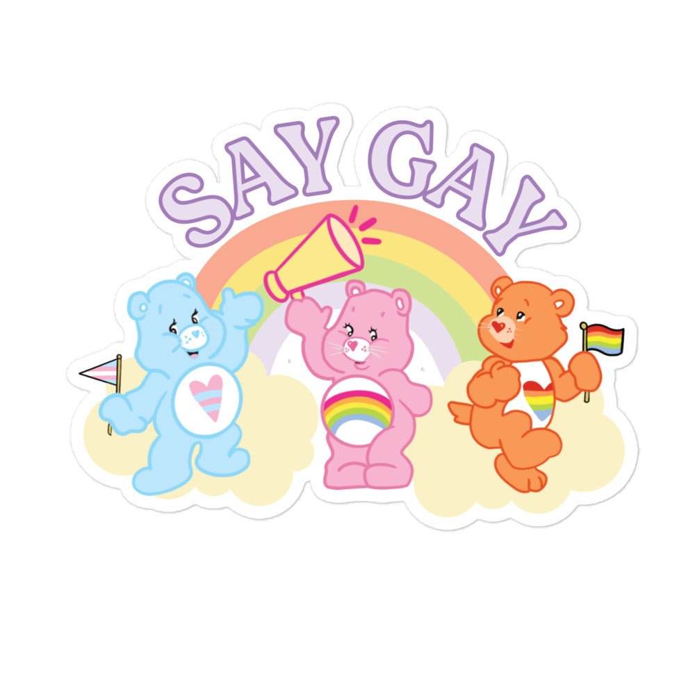 Say Gay Sticker