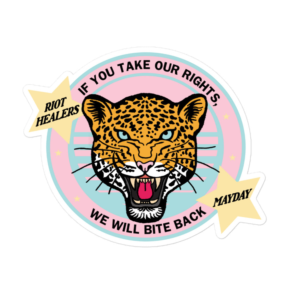 We Will Bite Back Sticker