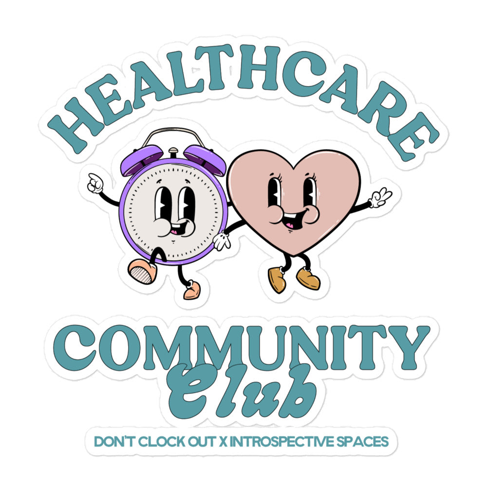 Healthcare Community Club Sticker