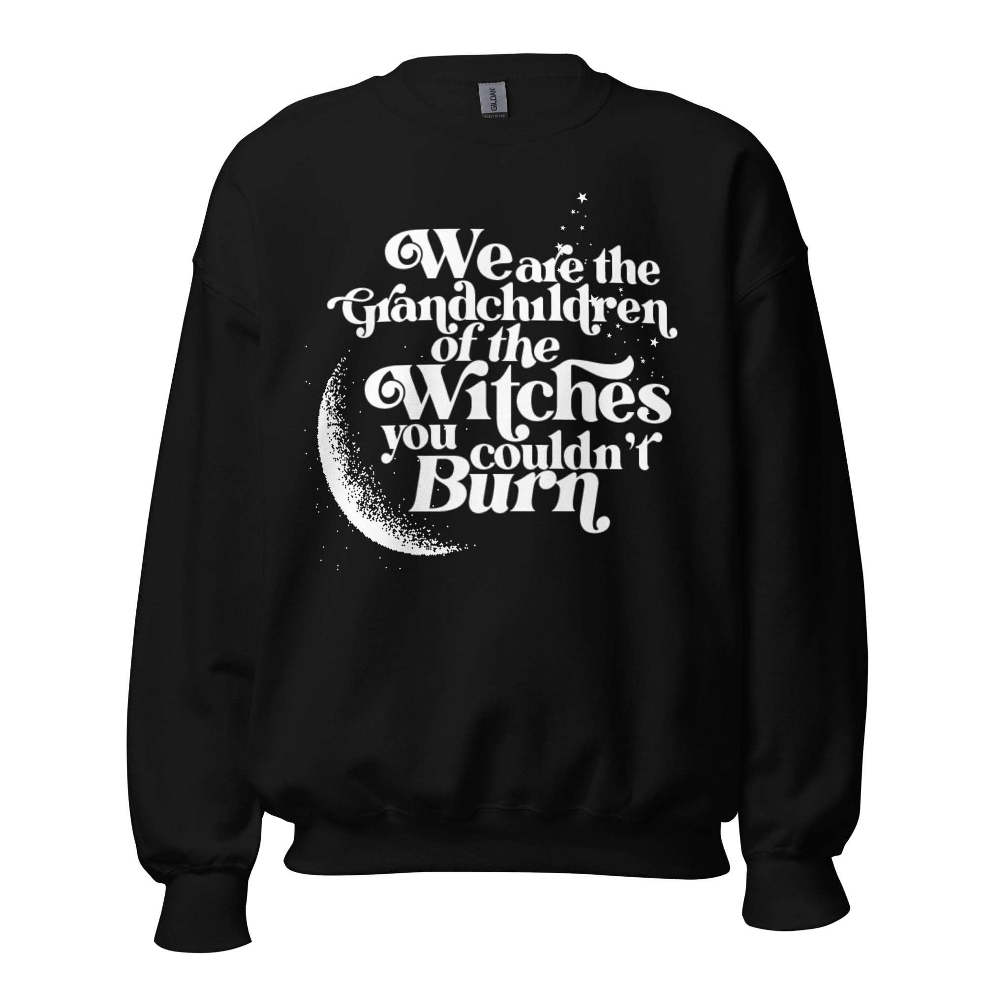 We Are The Grandchildren (Moon) Black Crewneck