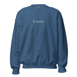 Le Queer Embroidered Crewneck