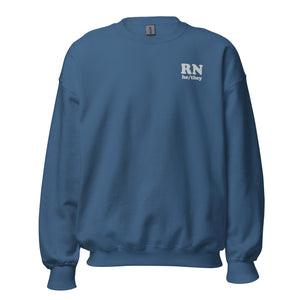 RN (he/they) Embroidered Crewneck